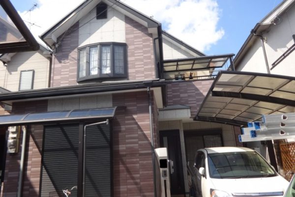 大阪府羽曳野市　Ⅰ様邸　外壁塗装・屋根塗装 (2)