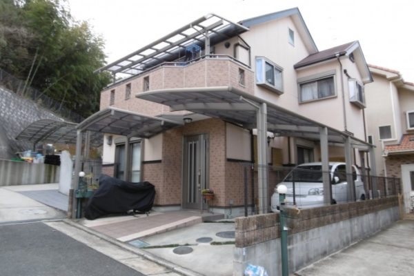 大阪府八尾市　H様邸　外壁塗装・屋根塗装・付帯部塗装 (2)