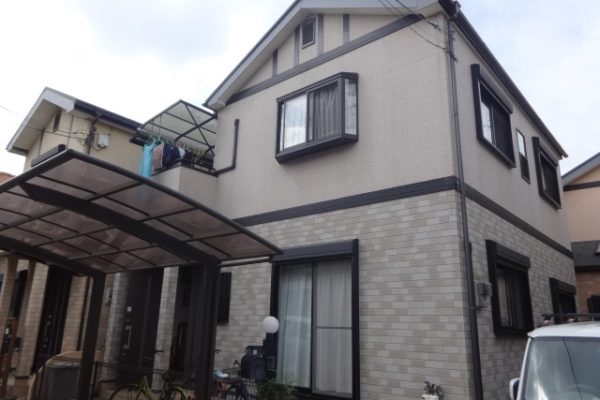 大阪府堺市　Ｎ様邸　外壁塗装・屋根塗装・付帯部塗装 (2)