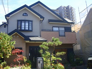 大阪府堺市北区　Ｍ様邸　外壁塗装・屋根塗装 (1)