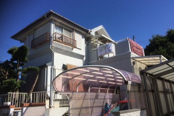 大阪府堺市　K様邸　外壁塗装・屋根塗装・付帯部塗装 (2)
