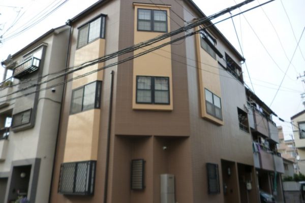 大阪市住吉区　Ⅰ様邸　外壁塗装・屋根塗装 (1)