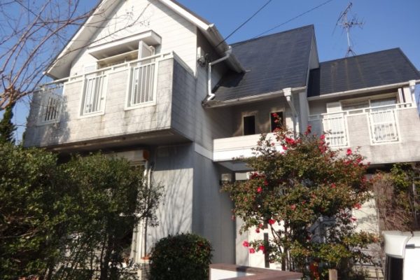 大阪府和泉市　S様邸　外壁塗装・屋根塗装・付帯部塗装 (2)