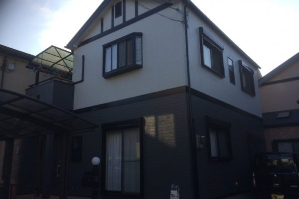 大阪府堺市　Ｎ様邸　外壁塗装・屋根塗装・付帯部塗装 (1)