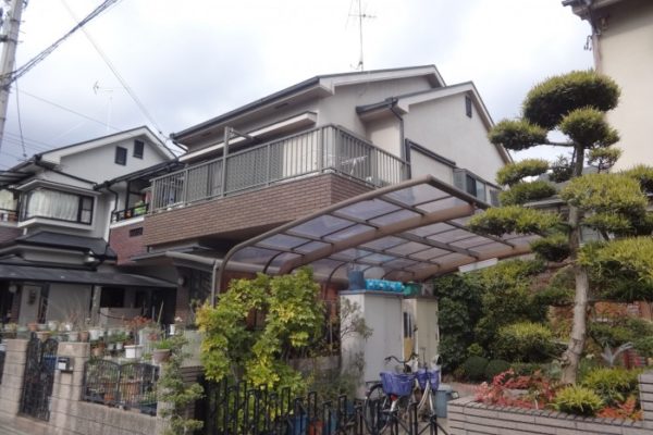 大阪府八尾市　H様　外壁塗装・屋根塗装・付帯部塗装 (2)