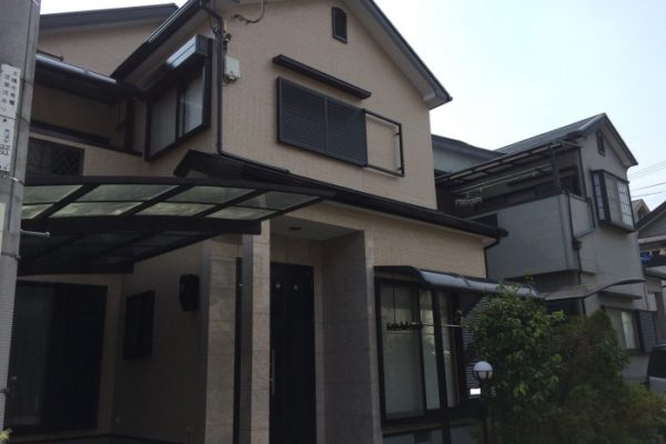 大阪府堺市　O様邸　外壁塗装・屋根塗装 (1)